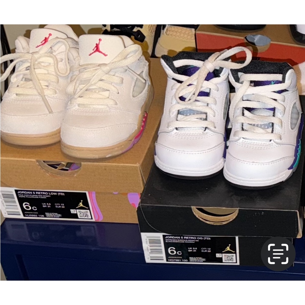 10 Pairs of Jordan Kids Sneakers Bundle
